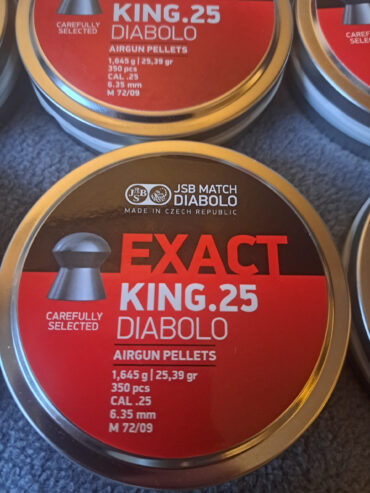 JSB diabolo exact king 6.35mm TE KOOP