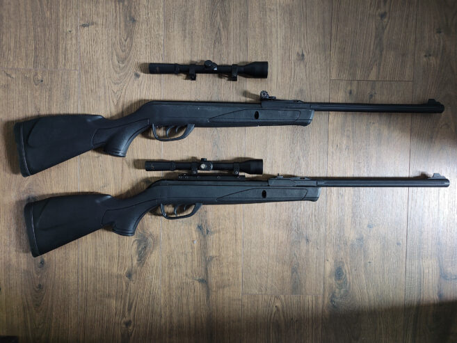 2x Gamo Delta & 2x bijbehorende richtkijker. Zo goed als nieuw.