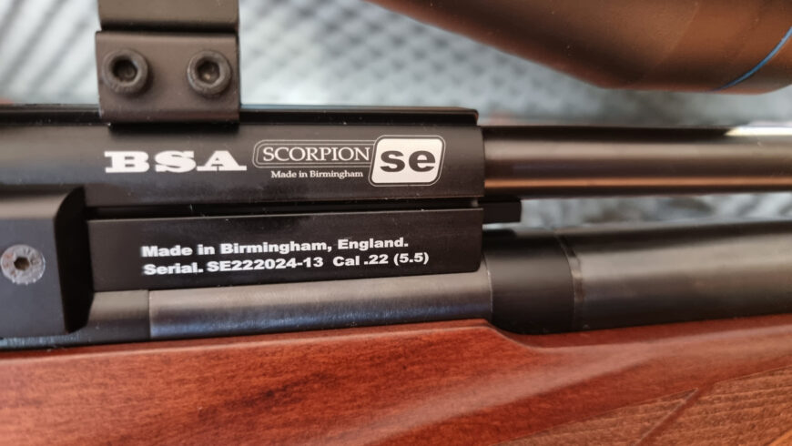 BSA Scorpion SE 5.5 mm FAC met kijker en koffer