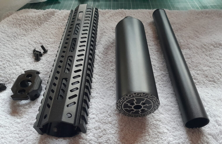 Valkyrie Kit Tishina 150 moderator .30caliber (450mm) als nieuw!