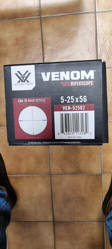 VORTEX VENOM 5-2556 FFP, EB Mrad zonder montage ringen