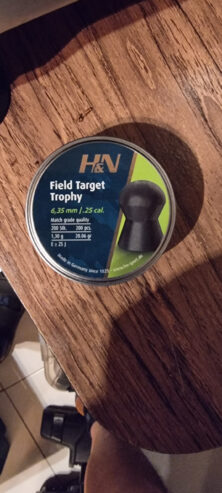 H&N field target trophy 20.06 grain 6,35mm