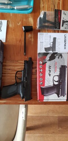 Umarex HPP 4.5mm – Walther PPQ M2 6.0mm – Ruger Superhawk 6.0mm