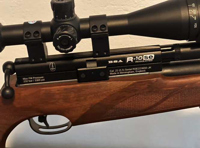 BSA R10 Se ccr plus fles compressor koffer Bipod scope