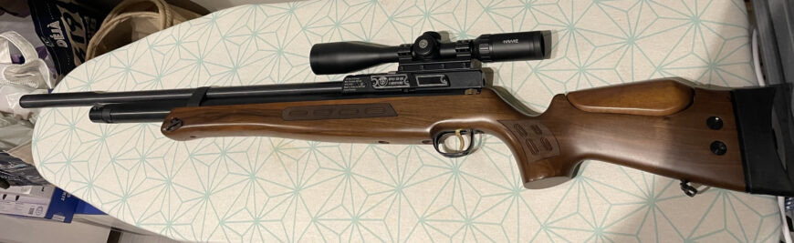 PCP Hatsan BT65 SB Carnivor .30 (7.62mm) met Hawke Vantage SF 4-16 x44 richtkijker