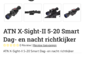 Evanix REX -FA PCP 9mm .357 met ATN x-side dag en nacht richtkijker