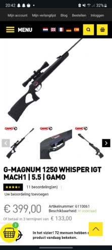 G-MAGNUM 1250 WHISPER 5.5mm