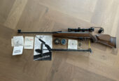 Weihrauch hw 90 incl. Pomp en riflescope