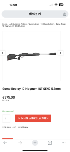 Gamo replay 10 magnum igt gen 2