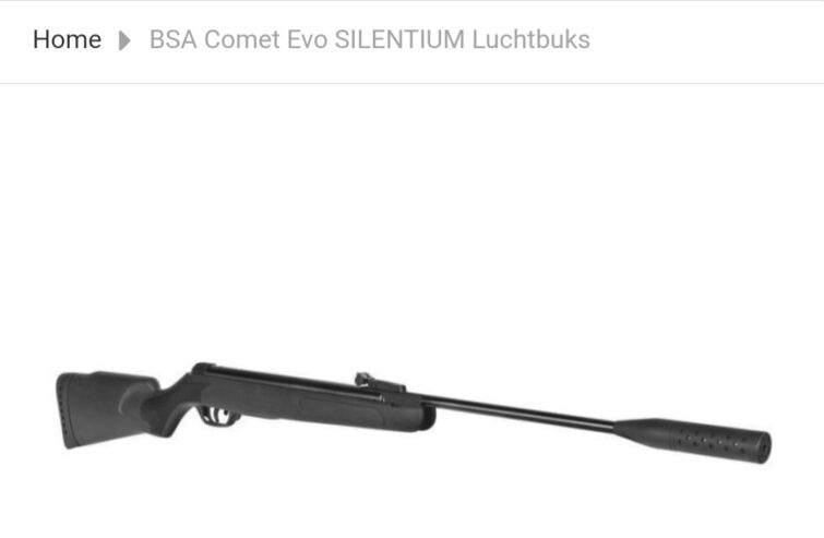 Bsa evo silencium gasram knikloop 5.5mm